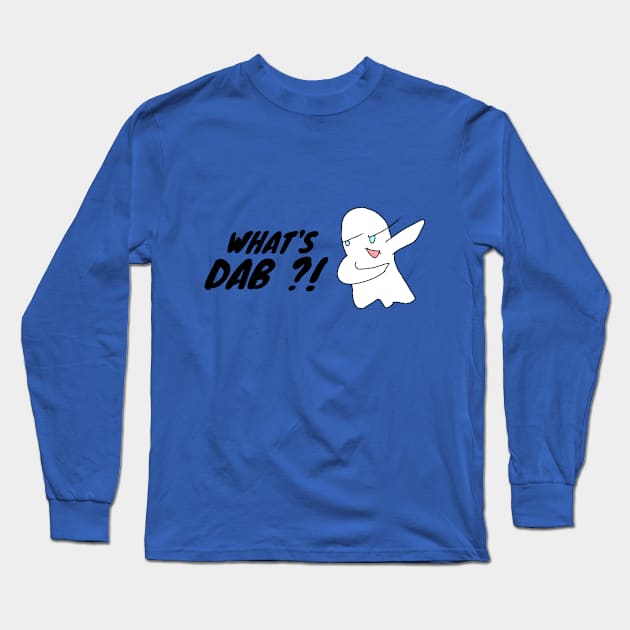 what's DAB whats dab ghost Long Sleeve T-Shirt by FromBerlinGift